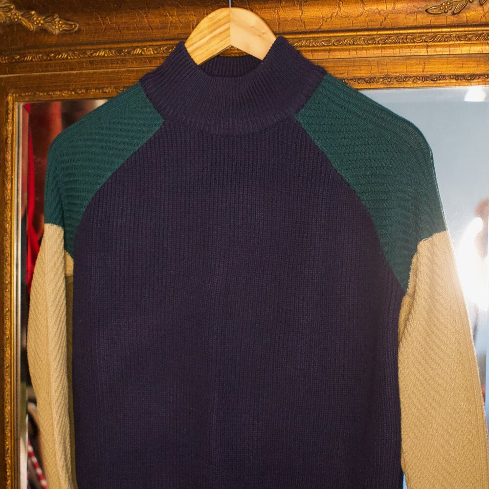 Color Block Knit Sweater